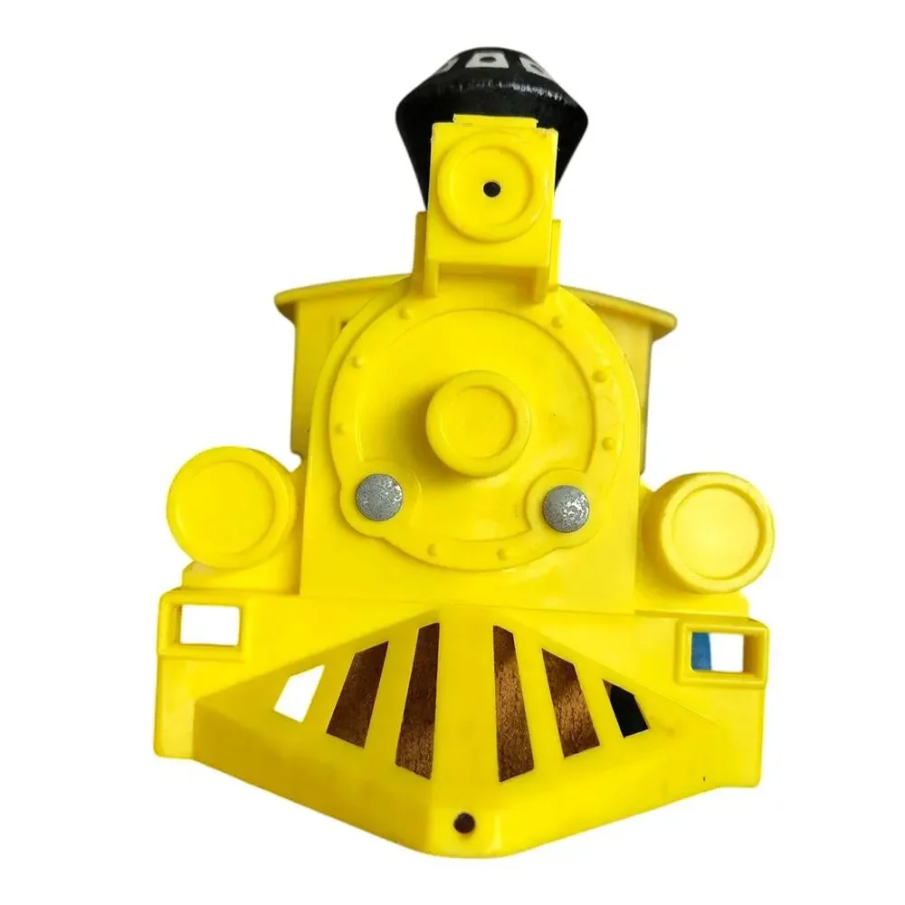 Vintage Fisher Price Train Engine 1964 Locomotive Toy #643 Toot Toot Blue Wheels